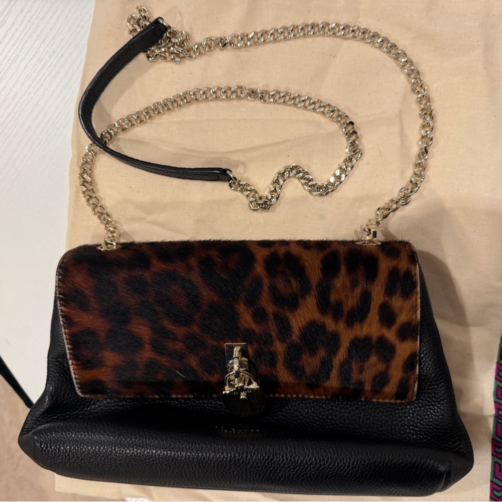 Ted Baker London Leopard and Black Crossbody Bag